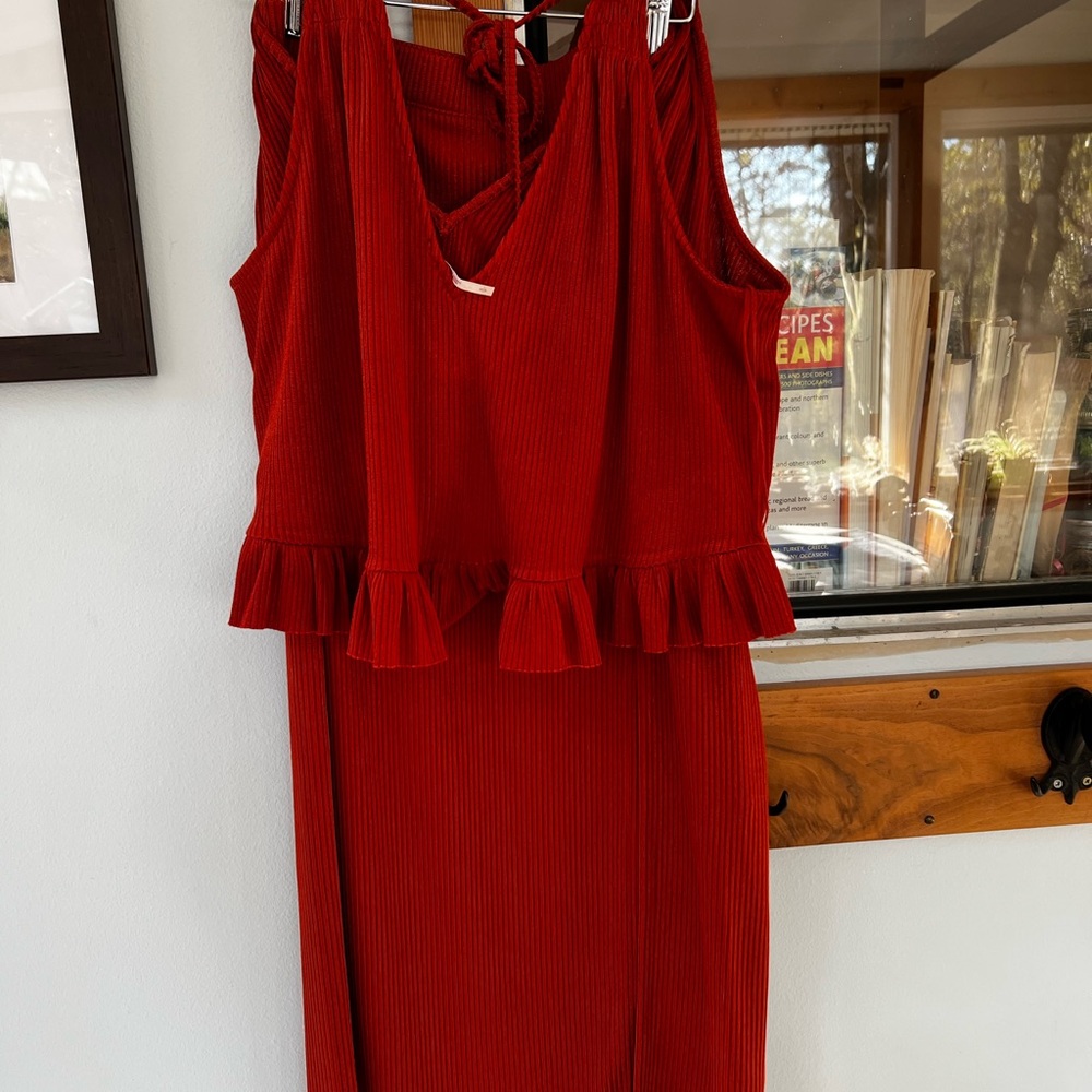 Free People 2 piece skirt and top set size S